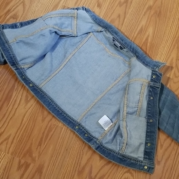 Lands‎ end jean jacket 7/8 - Picture 5 of 6